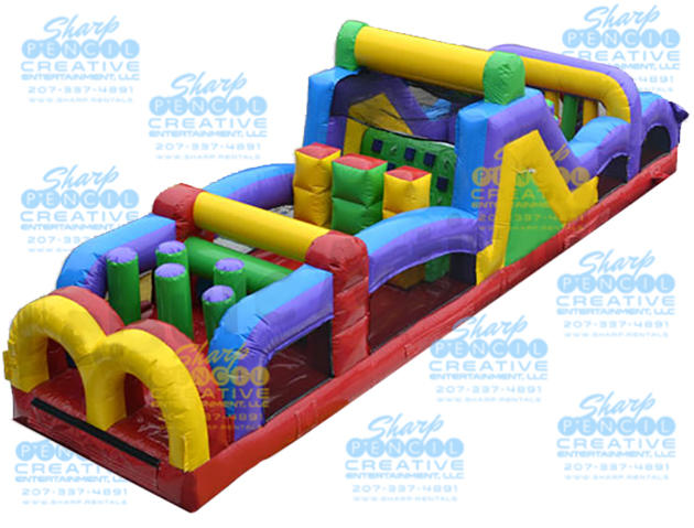 Inflatable Blow Up Obstacle Game Rent in Maine