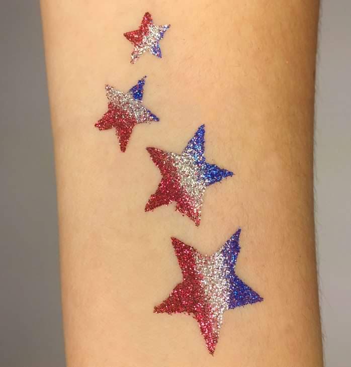 Jumpin Jack Splash Glitter Tattoo