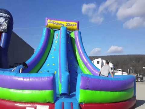 Slippery Slope Interactive Inflatable | 3MonkeysInflatables.com
