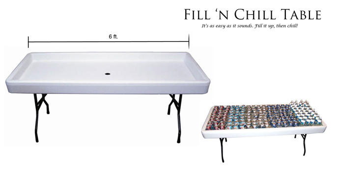 Fill N Chill Party Table Rental Chicago