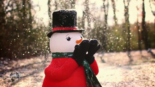 Snow Blowing Snowman Snow Blowing Snowman