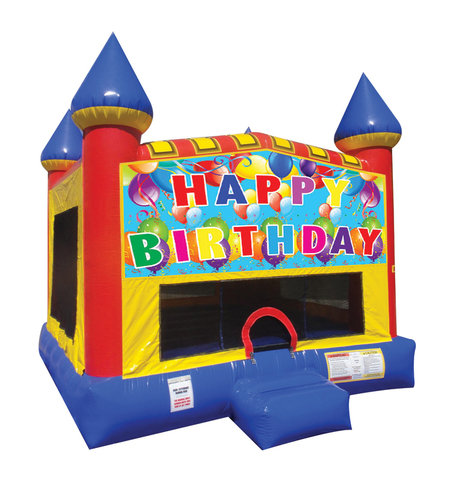 Happy Birthday Castle w/Blue Panel #4 #5