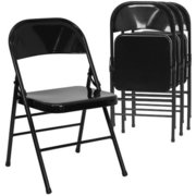 Black Folding Chairs 