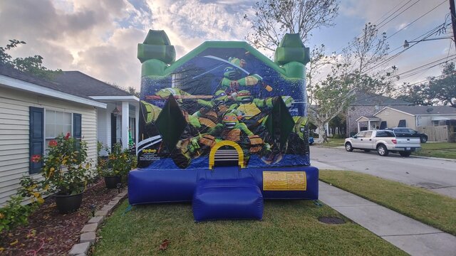 Ninja Turtles bounce house rental