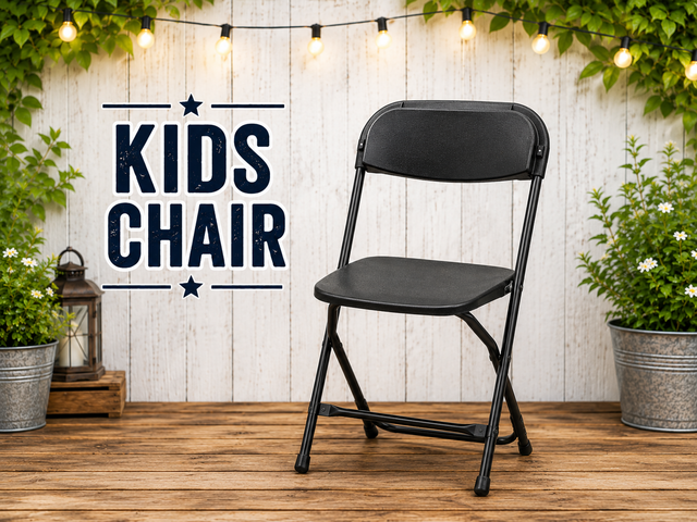 Chair rental kids black Chair rental kids black