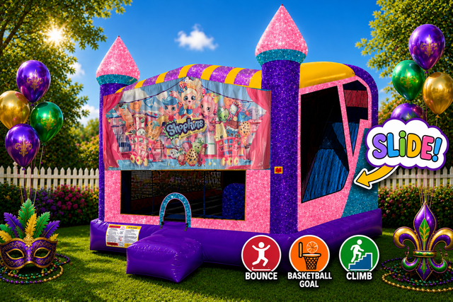 Shopkins 4in1 Combo Bouncer Pink Shopkins 4in1 Combo Bouncer Pink