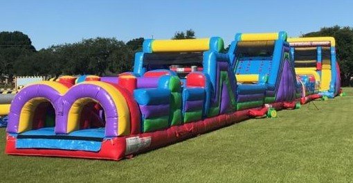 128 Ft. Obstacle course (17 Ft. tall rock wall,20 Ft. tall Vertical,30 Ft. and 40 Ft. obstacle courses) 128 Ft. Obstacle course (17 Ft. tall rock wall,20 Ft. tall Vertical,30 Ft. and 40 Ft. obstacle courses)