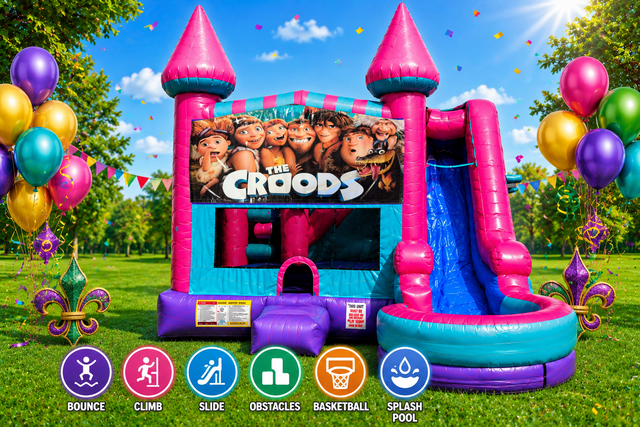 The Croods Inflatable Pink Combo 7in1 The Croods Inflatable Pink Combo 7in1