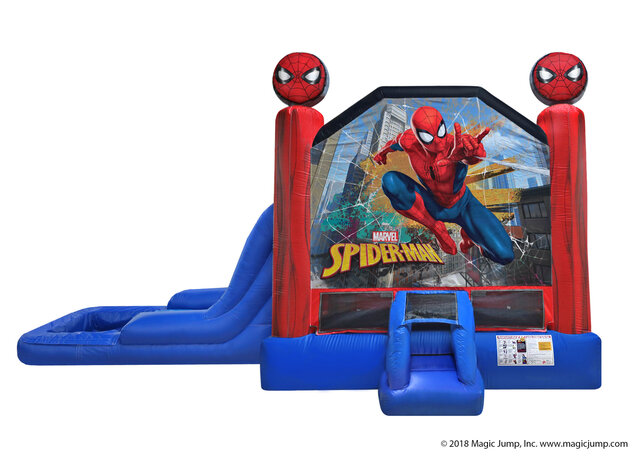 3 in 1 Spiderman Inflatable water slide combo Bounce House rental 3 in 1 Spiderman Inflatable water slide combo Bounce House rental