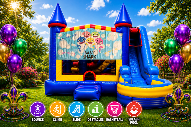 Baby Shark Inflatable Combo 7in1 Baby Shark Inflatable Combo 7in1