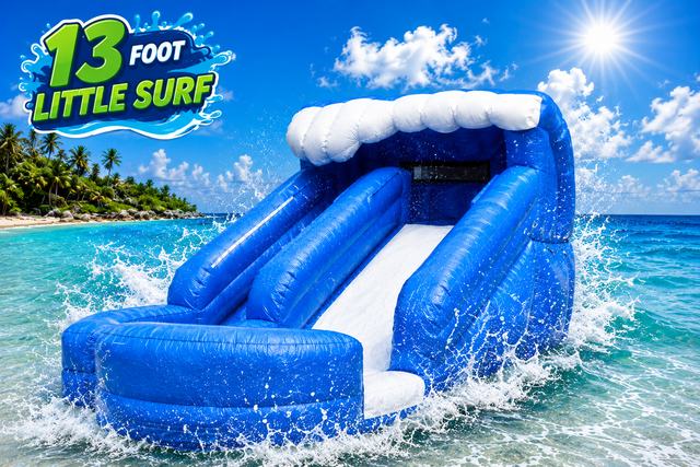 13 Ft. Little Surf Water Slide with Stop Pool 13 Ft. Little Surf Water Slide with Stop Pool