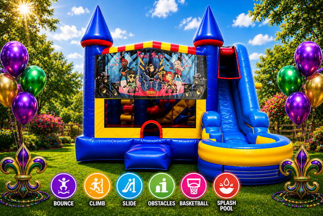 Rock Star Inflatable Combo 7in1 Rock Star Inflatable Combo 7in1