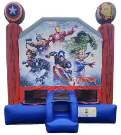 A Avengers Inflatable Bounce House rental A Avengers Inflatable Bounce House rental