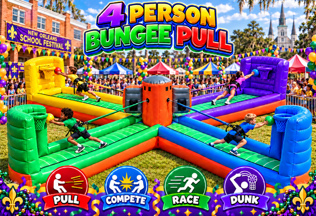 Bungee Pull 4 person Interactive Bungee Pull 4 person Interactive
