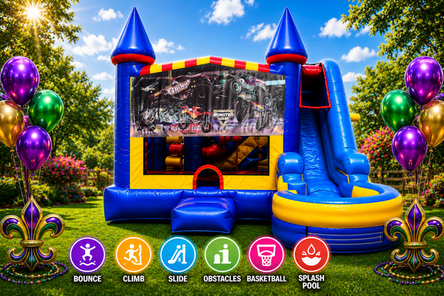 Monster Truck (2) Inflatable Combo 7in1 Monster Truck (2) Inflatable Combo 7in1