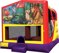Lion King 4in1 Inflatable Bounce House Combo Lion King 4in1 Inflatable Bounce House Combo