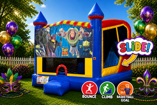 Toy Story 4in1 Inflatable Bounce House Combo Toy Story 4in1 Inflatable Bounce House Combo