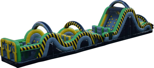 65 Ft. Radical Run Caution Obstacle Course Interactive(35ft & rock climb) 65 Ft. Radical Run Caution Obstacle Course Interactive(35ft & rock climb)