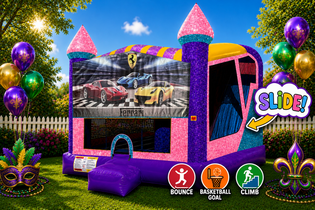 Ferrari 4in1 Combo Bouncer Pink Ferrari 4in1 Combo Bouncer Pink