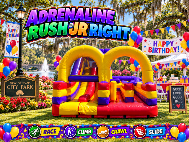 Adrenaline Rush Junior obstacle course (Right) Adrenaline Rush Junior obstacle course (Right)