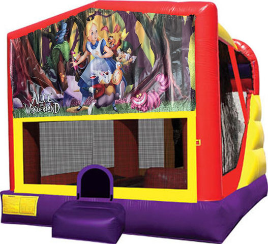 Alice in Wonderland 4in1 Inflatable bounce house combo Alice in Wonderland 4in1 Inflatable bounce house combo