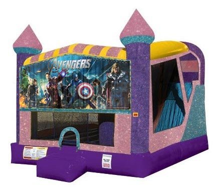 Avengers 4in1 Combo Bouncer Pink