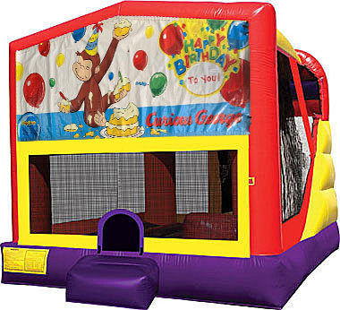 Curious George 4in1 Inflatable Bounce House Combo