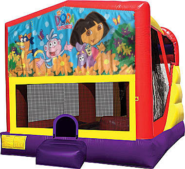 Dora 4in1 Inflatable Bounce House Combo
