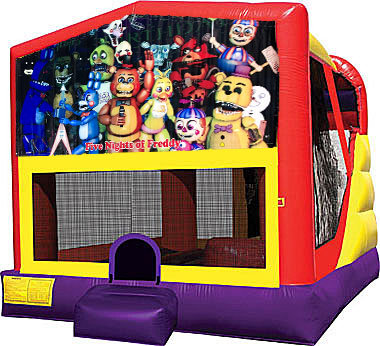 Five Nights of Freddy 4in1 Inflatable Bounce House Combo