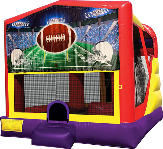 Football 4in1 Inflatable Bounce House Combo
