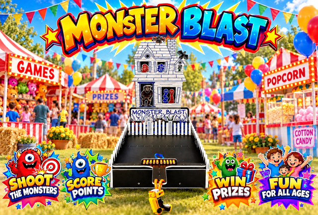 Monster Blast Carnival Game Rental Monster Blast Carnival Game Rental