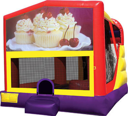 Cupcakes 4in1 Inflatable Bounce House Combo