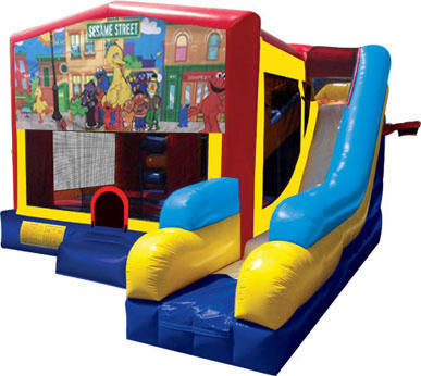 Sesame Street. Inflatable Combo 7in1 Bounce House