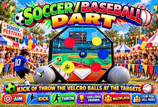 Soccer/ Baseball Dart Game Soccer/ Baseball Dart Game