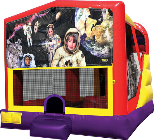 Space Kids 4in1 Inflatable Bounce House Combo