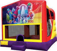 Trolls 4in1 Inflatable Bounce House Combo