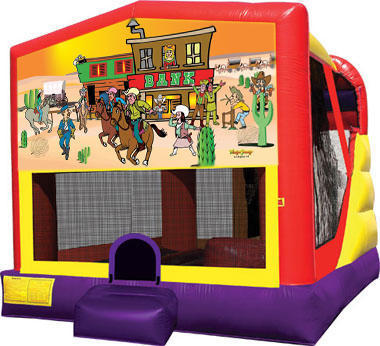 Western 4in1 Inflatable Bounce House  