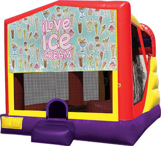 Ice Cream 4in1 Inflatable Bounce House Combo