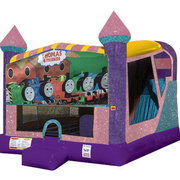 Train 4in1 Combo Bouncer Pink