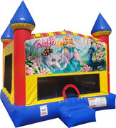 Barbie Inflatable Bounce house with Basketball Goal