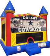 Dallas Cowboys Inflatable bounce house with Basketball Goal