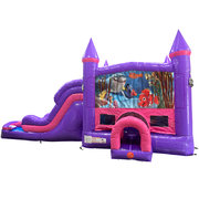 Finding Nemo Dream Double Lane Wet/Dry Slide with Bounce House