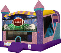 Football 4in1 Combo Bouncer Pink