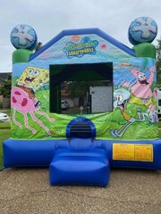 A Spongebob Inflatable bounce house A Spongebob Inflatable bounce house