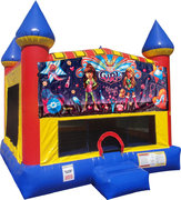 Its a Girl Thing Inflatable bounce house with Basketball Goal