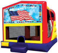 Patriotic 4in1 Bounce House Combo