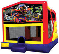 Race Cars 4in1 Bounce House Combo