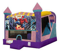 Spiderman 4in1 Combo Bouncer Pink