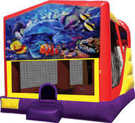 Under the Sea 4in1 Bounce House Combo