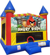 Angry Birds Inflatable bounce house with Basketball Goal